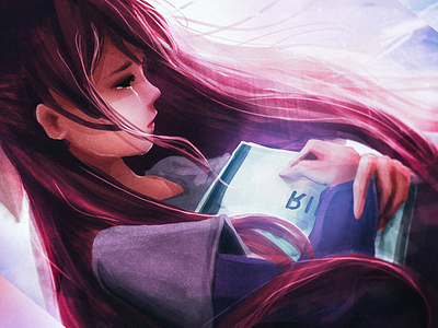 Shelter: Rin anime digital art illustration manga painting photoshop portrait rin shelter