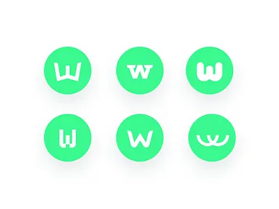 Logo Explorations avatar badge icon initial logo pictogram profile social symbol type w