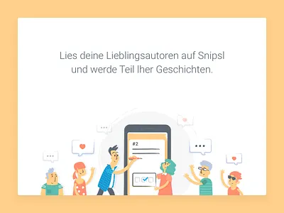 About Illustration! flat illustration interface texture ul ux yellow