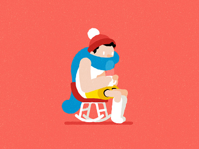 Cold charactedesign flatdesign illustration motionproject wip