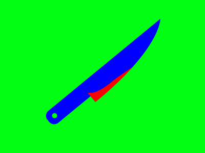STAB STAB STAB blood crime knife minimalist