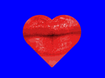 KISS KISS KISS heart kiss lips