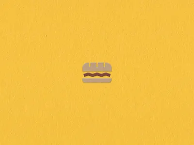 The unused sandwich icon icon illustration material design paper sandwich yum