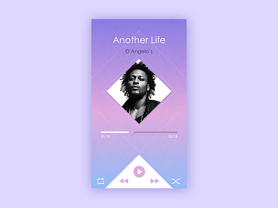 Day 9 :Music Player daily gradient music player ui