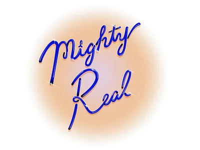 Mighty Real handlettering type typography