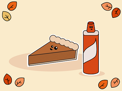 Best Frieeeends dessert fall pie pumpkin pie reddi wip thanksgiving whipped cream