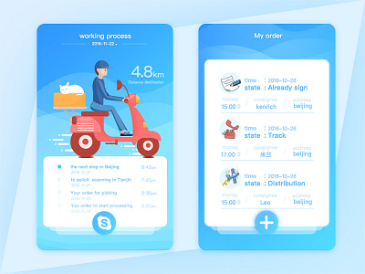 UI day 07 cartoon figure icon illustration interface painting ui