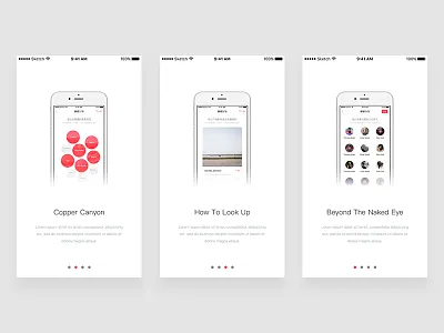 Taste Test device film interface ios movie test ui user ux welcome