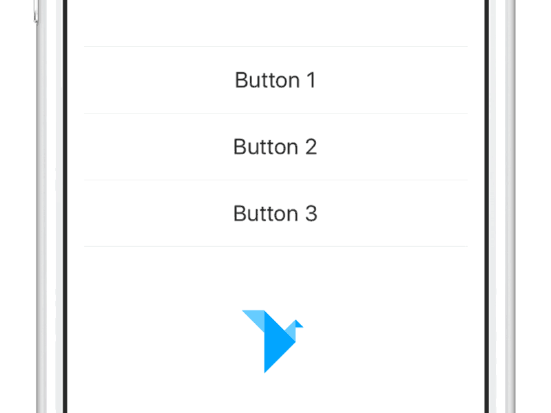 Material Design Button button gif material origami