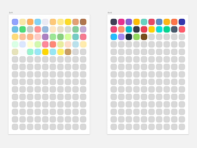 Colors collection colors swatches