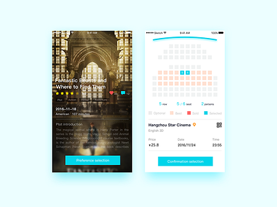 Movie Ticket ui