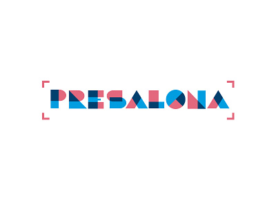 Presalona branding design logo typography