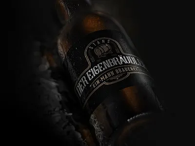 German brewery logo :) badge black emblem fashion logo modern retro store urban vintage