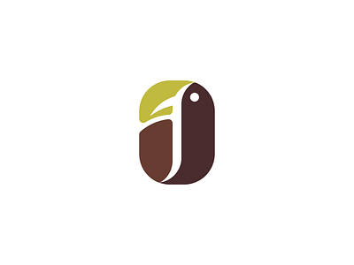 Arabeak ara arabeak beak bean bird coffee jungle logo logotype parrot tropical