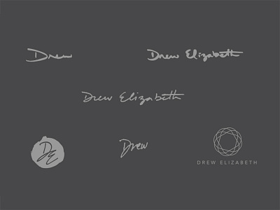 Early Logo Ideas hand lettering logo design logos logotype