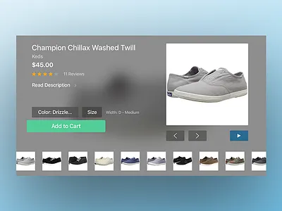 Product Page - Zappos Apple TV appletv shopping uidesign uxdesign