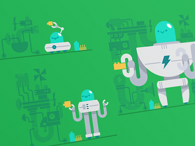 Building Robots build evernote illustration robot