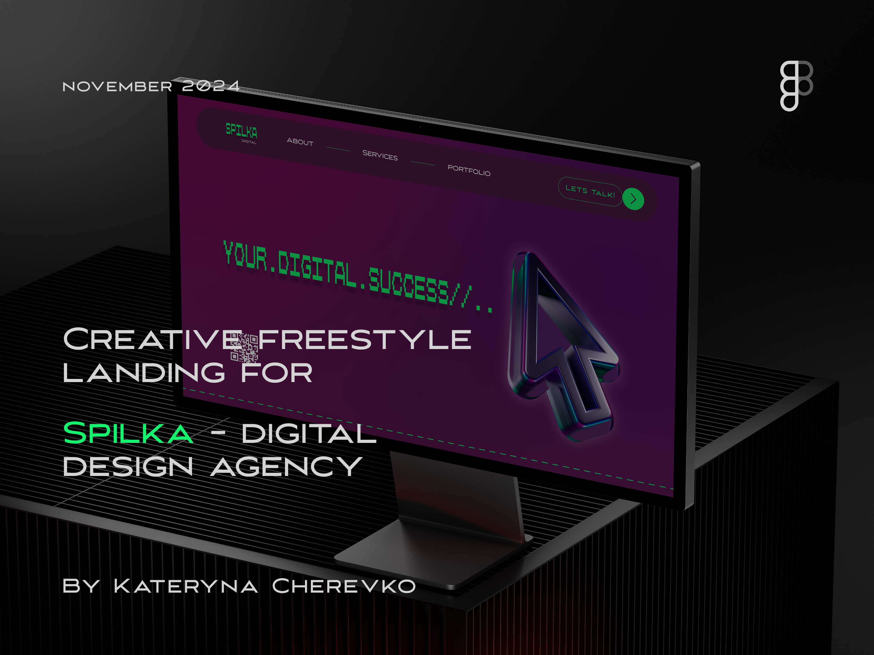 Freestyle landing for Design agency agency creative figma freetyle graphic design landing ui ux website