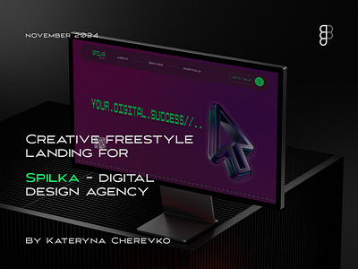 Freestyle landing for Design agency agency creative figma freetyle graphic design landing ui ux website