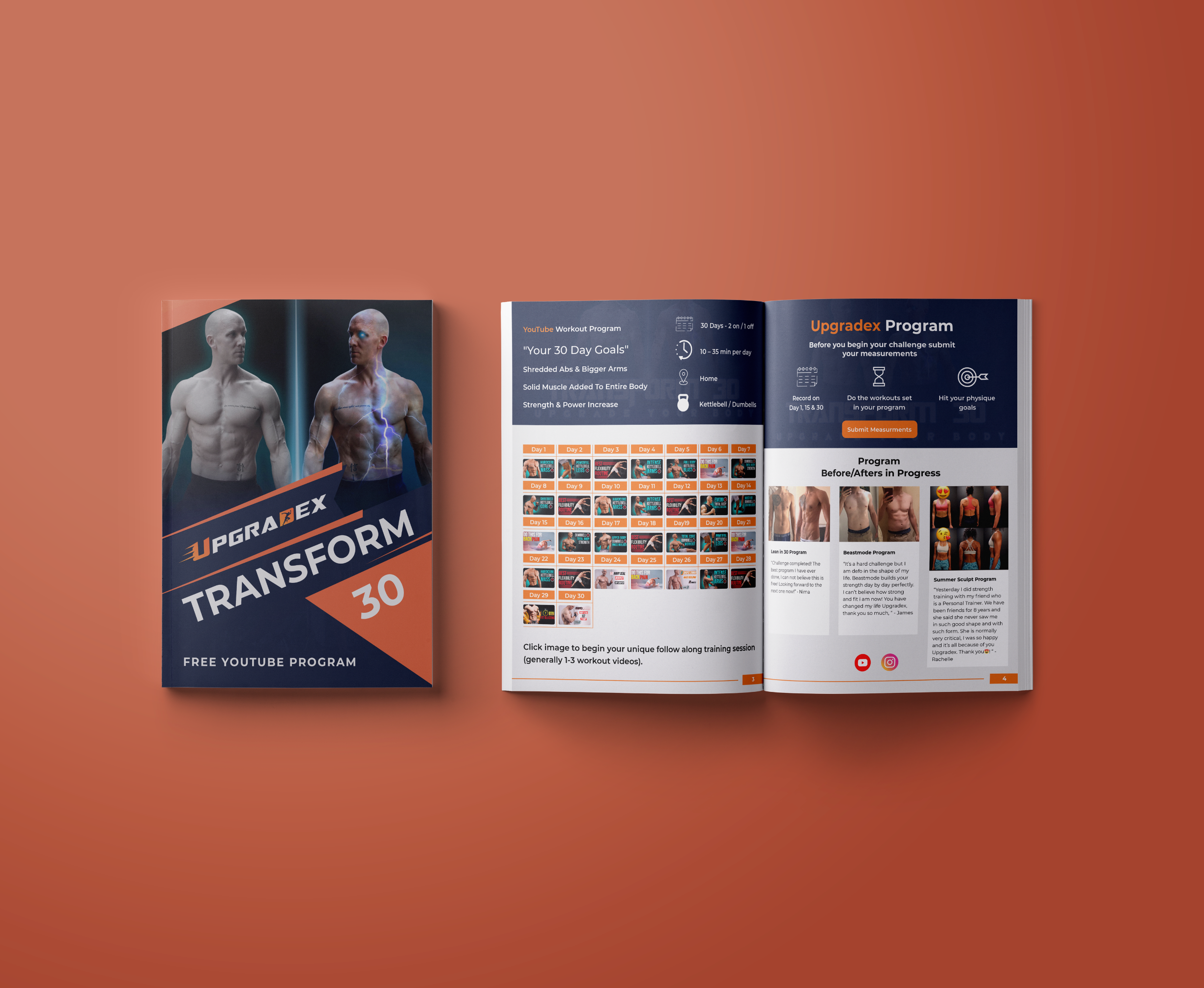 Example of Fitness Ebook & Lead Magnet Design