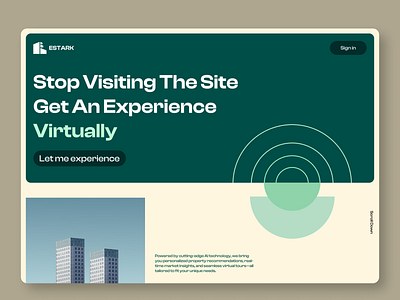 Estark Real Estate Website | UI Design design desktop design hero design hero website design interface design landing page minimal design minimalistic design product design real estate real estate landing page deisgn real estate website subtle color ui user experience user interface ux ux design vintage design web deisgn