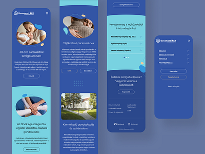 Fertility Center website fertility center healthcare medical mobile first mobile view responsive design webdesign