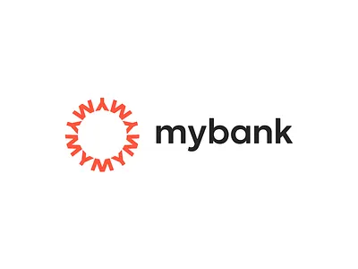 MyBank — Identity 3d branding graphic design identity logo