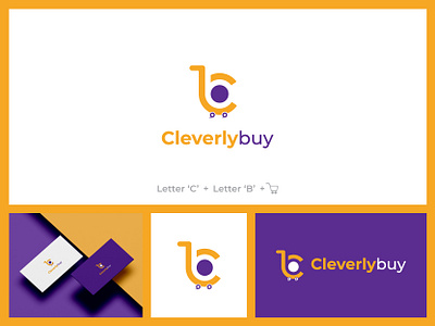 Cleverly buy, E-commerce logo best logo branding brandlogo c and b logo cart logo ecommerce logo logo logo design logofolio logotipo online store logo website logo