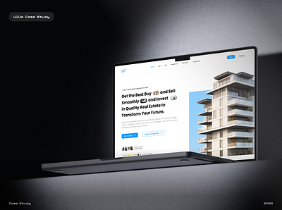 Urban Nest - Real Estate Website - Home Page landing page landing page design ui ui design ui ux design web design website design