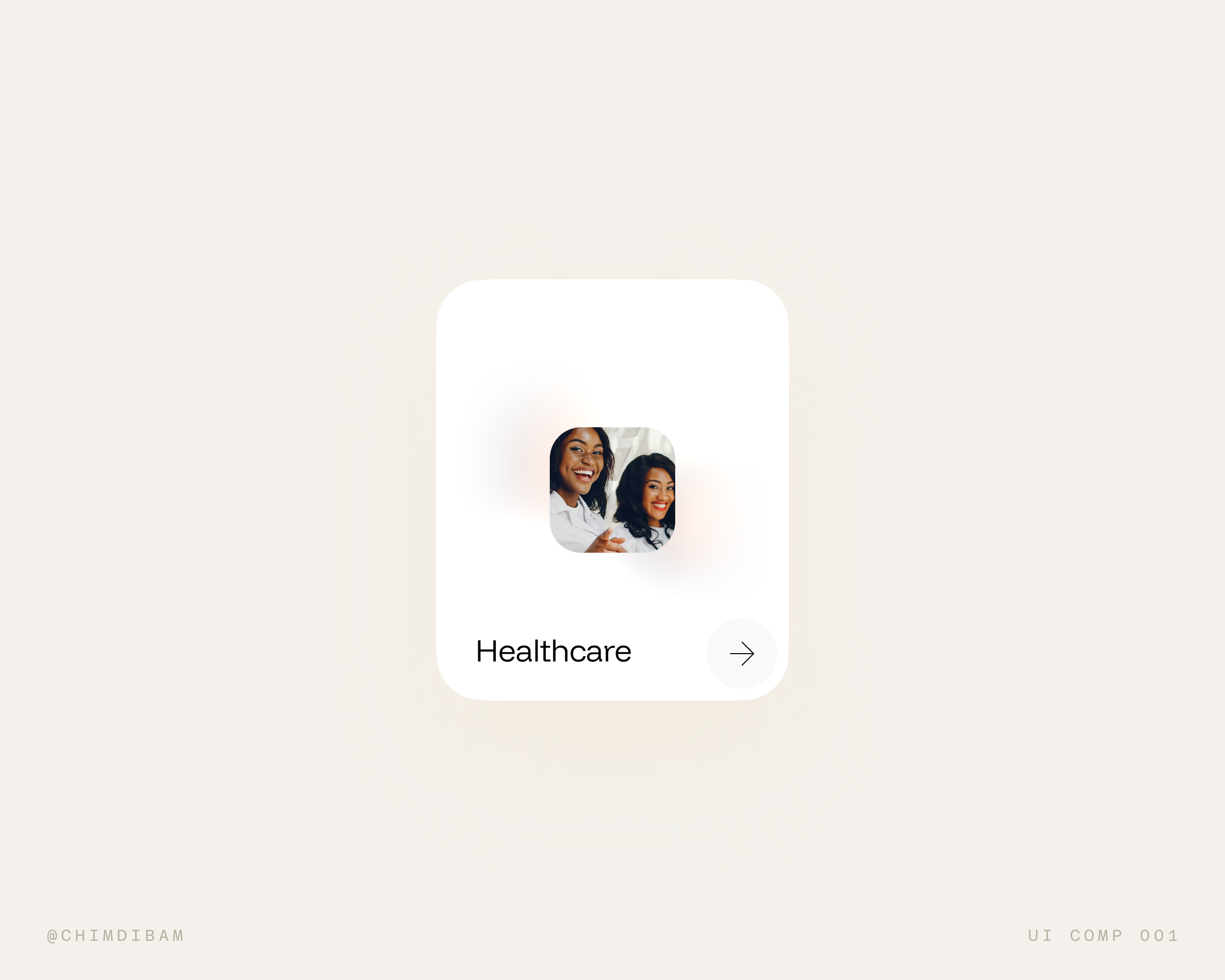 Minimal card UI card design figma ui website