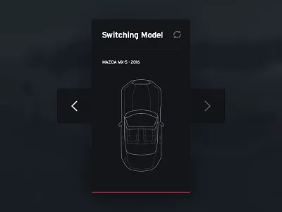 Models car configurator interface mazada