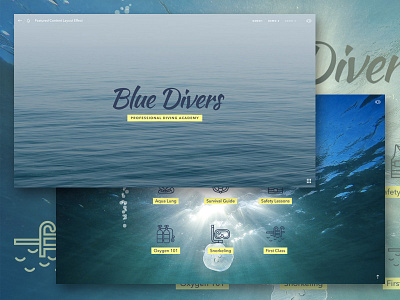 Above & Beneath audio css javascript ocean template water