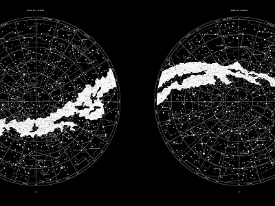 Map Stars book map space stars