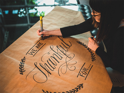 Thanksgiving handlettering thankful thanksgiving