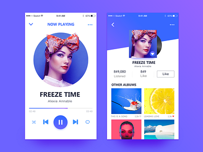 Music App music ui