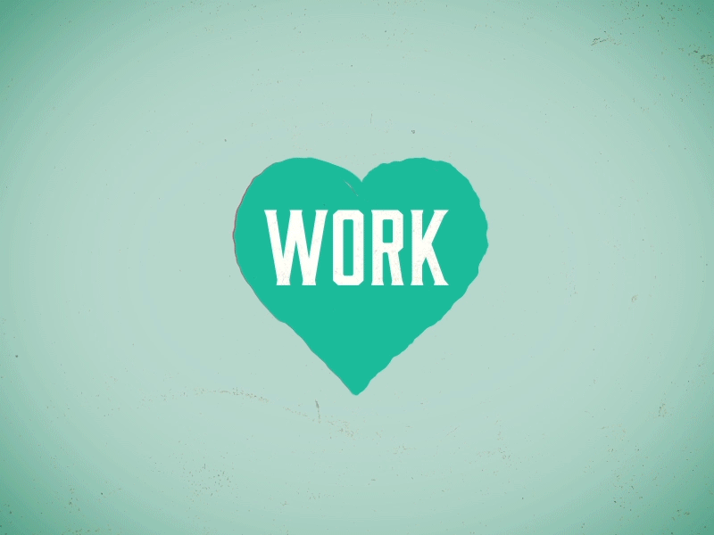 Work/Life Balance gif heart knife life motion graphics work