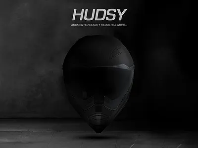 Hudsy Helmet 360 augmented helmet hudsy poster print shadow