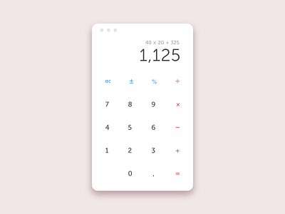 Daily UI #4 - Calculator 004 app calculator concept dailyui design interface ui ux