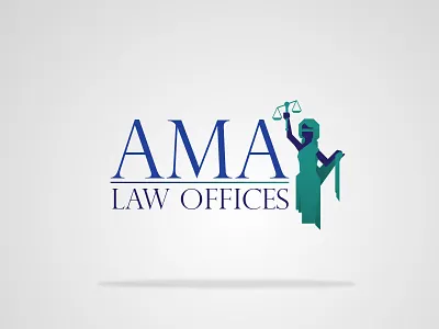AMA LAW OFFICES branding classic design minimalist graphic design identity logo mark modern