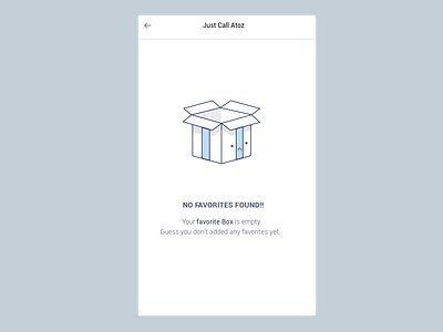Error Page app box empty error favourite illustration no page