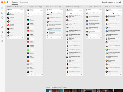 Boovi - End User (Adobe XD) adobe adobe xd app design ios layout mockup product ui ui kit ux wireframe