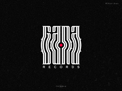 Gana records condensed gothic lettering records vyaz вязь