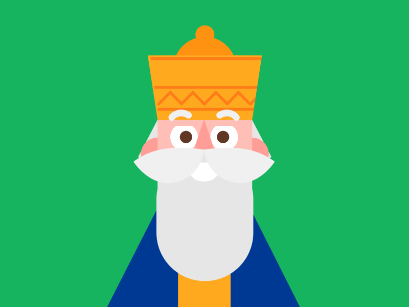 Head Rig Test 2d animation character christmas illustration kids king magic masse moncho motion