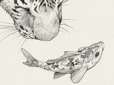 Jungle Jump detail 2 carp fish koy nature tiger