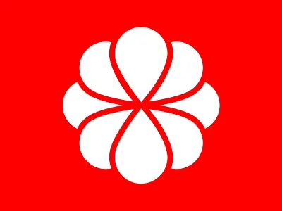 Flow air explosion flow icon illustration logo minimal movement