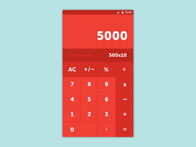 Daily Design 003 - Fat Calculator 003 calculator dailyui fat calculator designeveryday motivation nickblanche nickblanchecreative