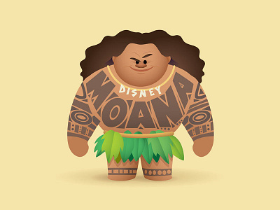 Moana disney jerrod maruyama maui moana