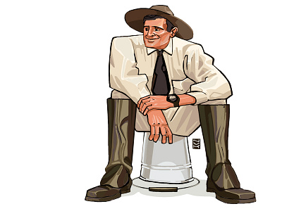 Day Twenty. London art boots bucket character design digital draw hat illustration novelember portrait writer