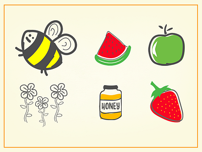 Bees?!? design drawing illustration logo lowfi minimalist shitty sketch thumbnail vector