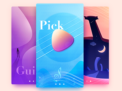 Guitar Guide pages 3 app flat guitar ui